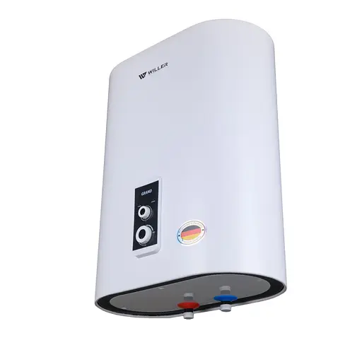 Водонагрівач Willer Grand 2 кВт, сухий ТЕН, 30 л, прямокутний, вертикальний, білий (EV30DR) - фото 3
