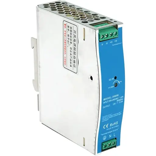 Джерело живлення Ritar RT-60-12 60Вт, 12В, 5А на Din-рейку