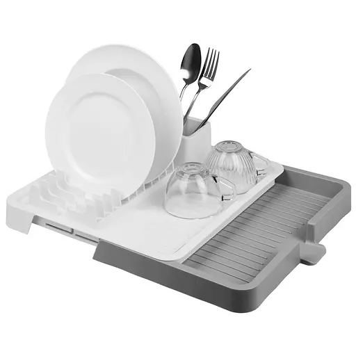 Сушарка для посуду розсувна Violet House White (0697 WHITE) - фото 5