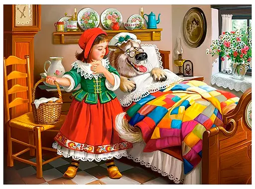 Пазлы Castorland Красная Шапочка, 120 элементов, 32x23 см, B-13227