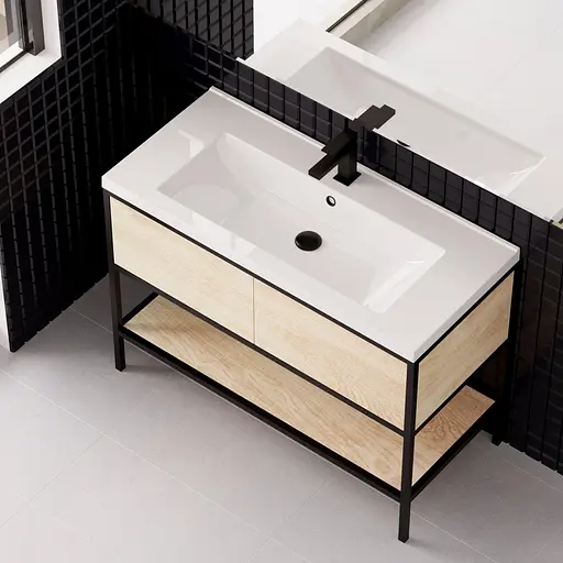 Раковина матова врізна Amidicon Cosmo 90 900x450 з литого каменю Cosmopolite_90_MAT, Білий матовий - фото 8