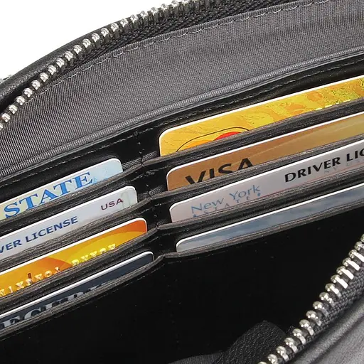 Кожаная барсетка мужская Vintage 25,5х17х6 см acs0016992 - фото 10