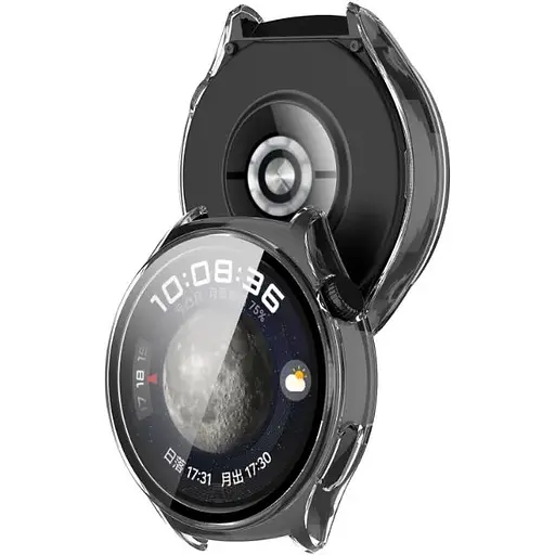 Чохол-накладка DK Пластик Gloss Скло Full Cover для Huawei Watch 4 (clear) - фото 2