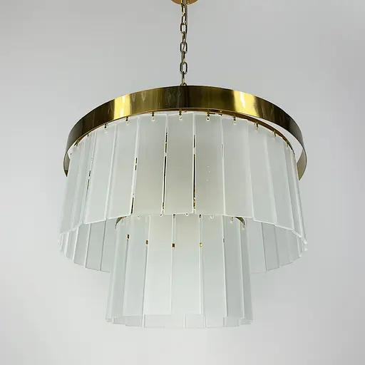 Латунная люстра Kiandra в двух размерах Line.F Диаметр 60см - фото 6