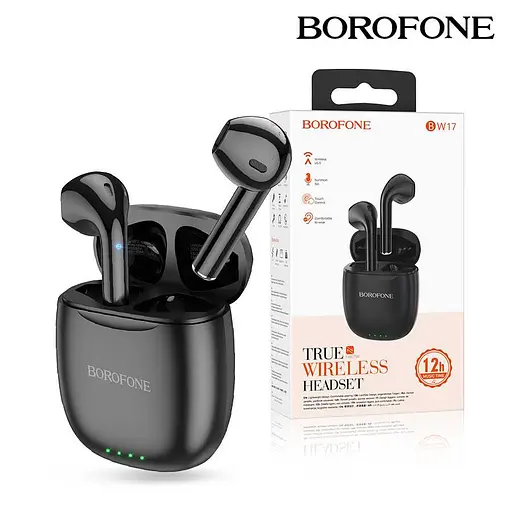 Bluetooth наушники Borofone BW17 TWS (черный) - фото 2