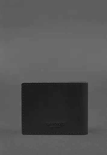 Кожаная обложка для удостоверения ветерана военной службы черная - фото 4