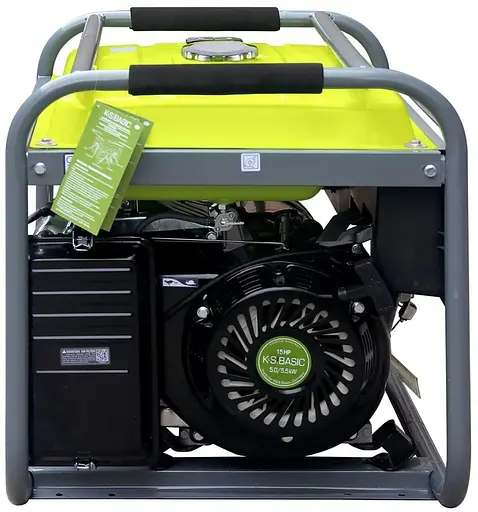 Генератор Синхронний KonnerSohnen Basic KSB 70C, 230В, 5-5.5кВт, ручний стартер, 66.6кг / 5000 Вт / Бензин (KSB70C) - фото 5