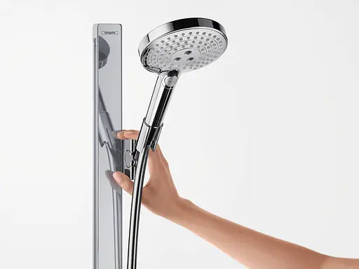 Душовий набір Hansgrohe Raindance Select 120/90 см 3Jet 27648400 White/Chrome, Хром - фото 3