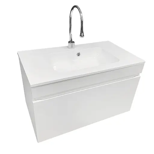 Раковина Adamant умывальник Adamant искусственный камень прямоугольная - фото 4