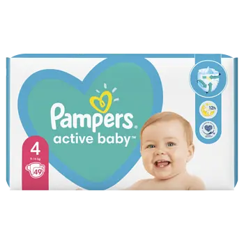 Підгузки Pampers Active Baby 4 (9-14 кг), 49 шт. - фото 2
