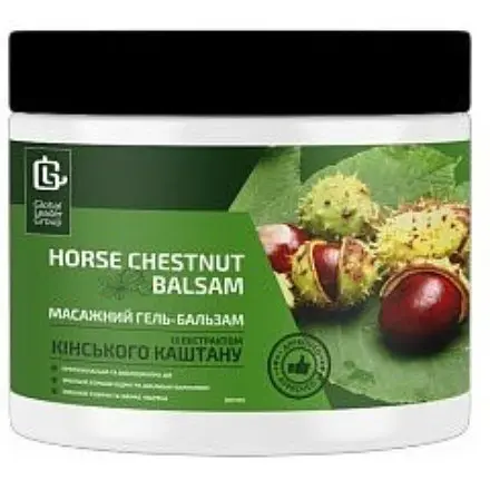 Масажний гель-бальзам GL з екстрактом каштану Horse chestnut Balsam 445 мл (9184605) - фото 1