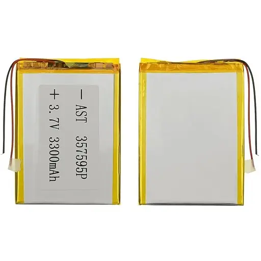 Акумулятор 357595P універсальний з контролером, 3,1 х 71 х 96 мм (3000 mAh)/ для смартфона, планшета