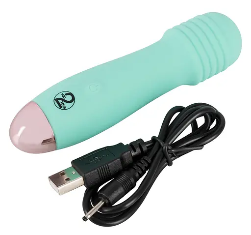 Вібратор Cuties Orion Mini Vibrator 12.5 см зелений - фото 3