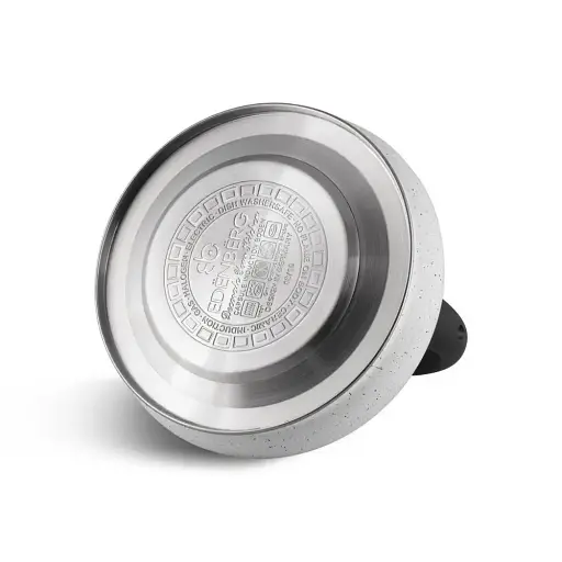 Чайник из нержавеющей стали 3.0 л Edenberg EB-8812 белый - фото 3