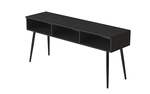 Тумба під телевізор Кентуккі Ferrum-decor 45x139x38 Чорний метал ДСП Сосна Кембра 16 мм (FRD-106728) - фото 5