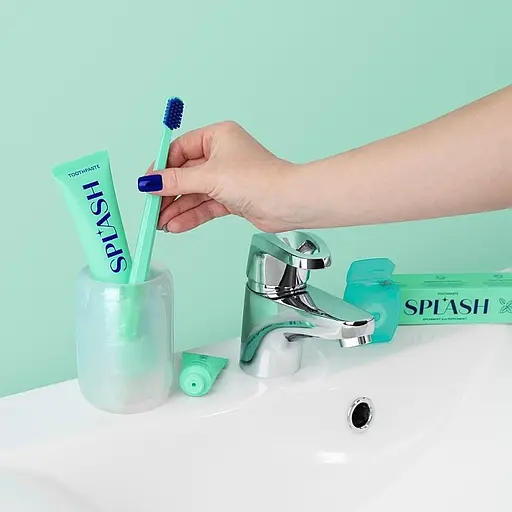 Зубна паста Splash класична зі смаком свіжої м'яти 100 г - фото 3