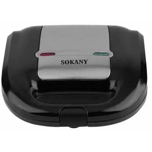 Вафельница Sokany KJ-108W антипригарное покрытие Черный 750 Вт - фото 1