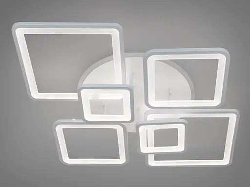 LED люстра на пульте с димером и разноцветной подсветкой, 150W - фото 4