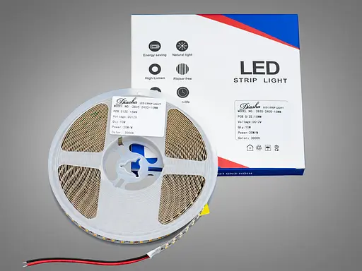 Светодиодная лента 12В, 240 диодов на метр, 15мм, теплый - фото 2