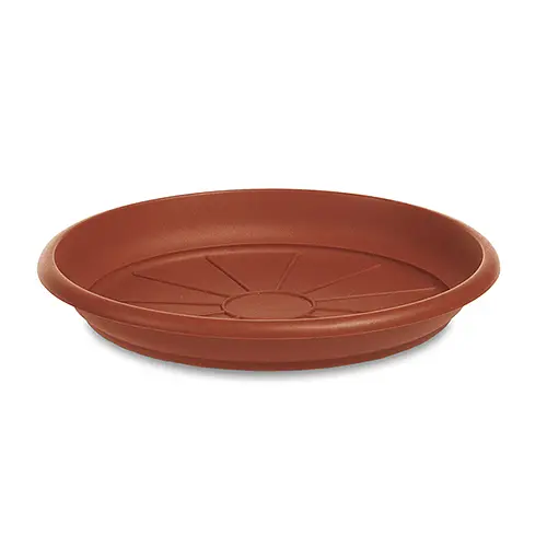 Поддон пластиковый Linea Mediterraneo, 66 см круглый, терракот (83660)