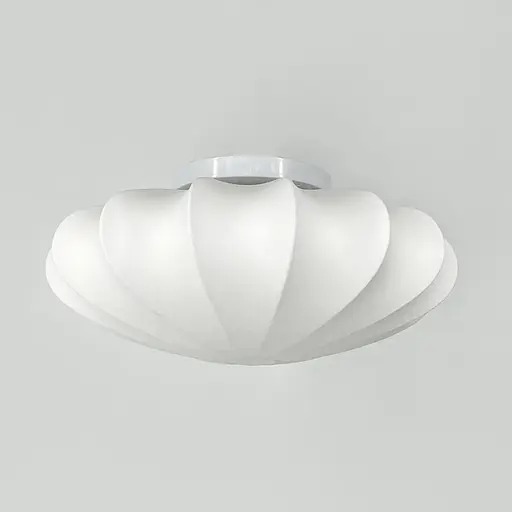 Світильник стельовий із білим полімерним абажуром 50х23 см | Арт. PLC062-500*230 | Line F - фото 2