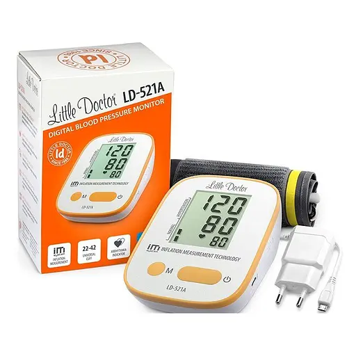 Тонометр Little Doctor LD-521a автоматичний на плече з адаптером Micro USB - фото 2