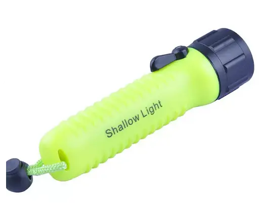 Портативный подводный фонарь для дайвинга Shallow Light светодиодный на батерейках - фото 2