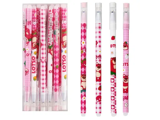 Ручка пиши-стирай Lotso, 0.5 мм, синяя, 12 шт. (в ассортименте)