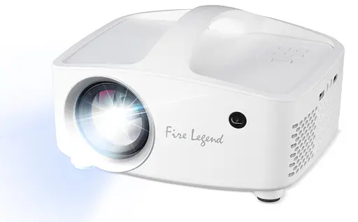 Проєктор Acer AOpen QF13s FHD 350 lm LED 1.37 Wi-Fi сірий Whale TV - фото 2