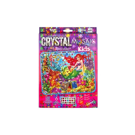 Набор креативной творчества Crystal Mosaic Kids, Danko Toys - фото 3