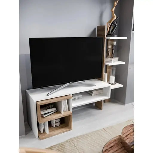 Модульна стінка для вітальні Гербор Єва Німфея альба + Дуб ансберг темний (GRB-1936) - фото 2