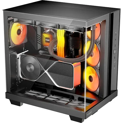 be quiet! Light Base 500 LX Корпус из закаленного стекла без блока питания, черный (BGW85) - фото 2