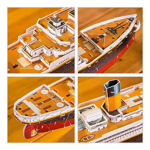 Пазл Cubic Fun Тривимірна головоломка-конструктор Титанік (T4011h) - фото 3