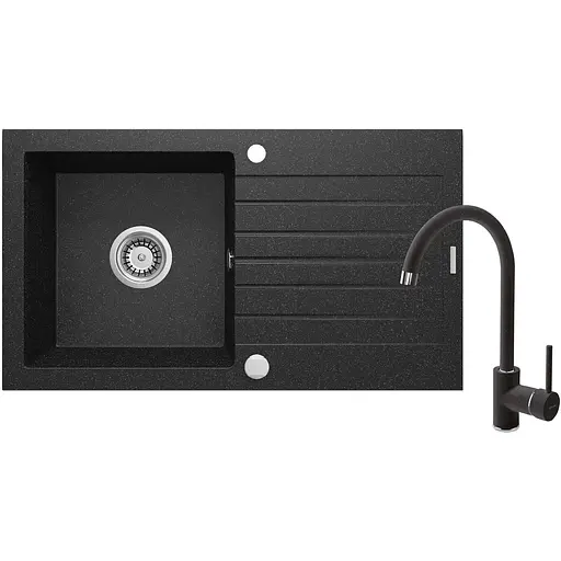Мойка кухонная Deante Zorba + смеситель BEN_262M ZQZV2113 - фото 1