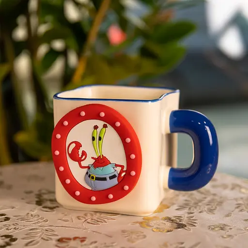 Чашка фарфоровая Мистер Крабс 500 мл FM-12BL - фото 2