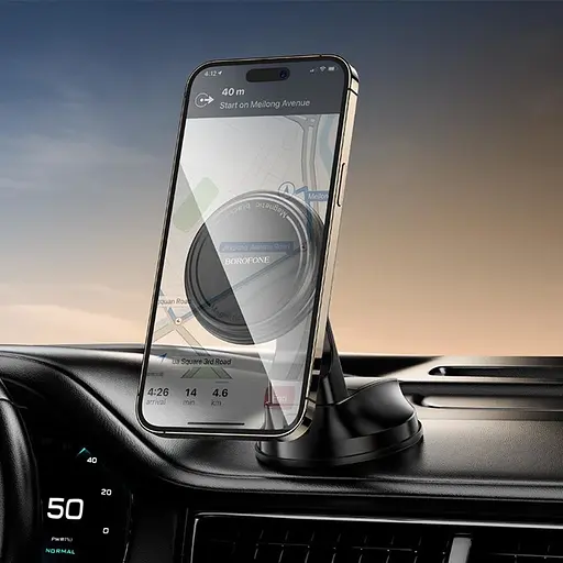 Автодержатель Borofone BH136 магнитный черный - фото 2