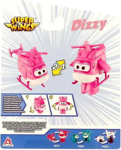 Ігрова фігурка-трансформер Super Wings Transforming Діззі (Dizzy) 10 см (EU780622) - фото 5