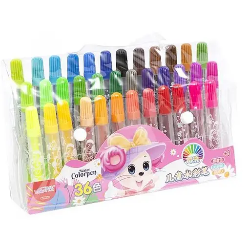 Фломастеры Water Color Pen 36 цветов 1103-36, в сумочке (в ассортименте)