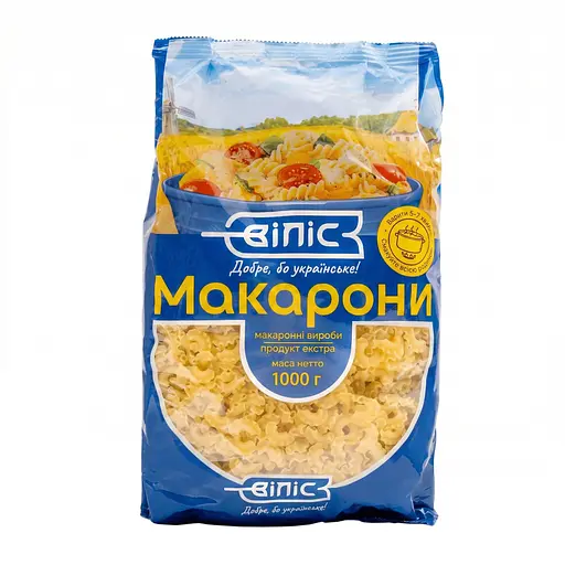 Макаронные изделия Віліс Гребешки 1 кг - фото 1