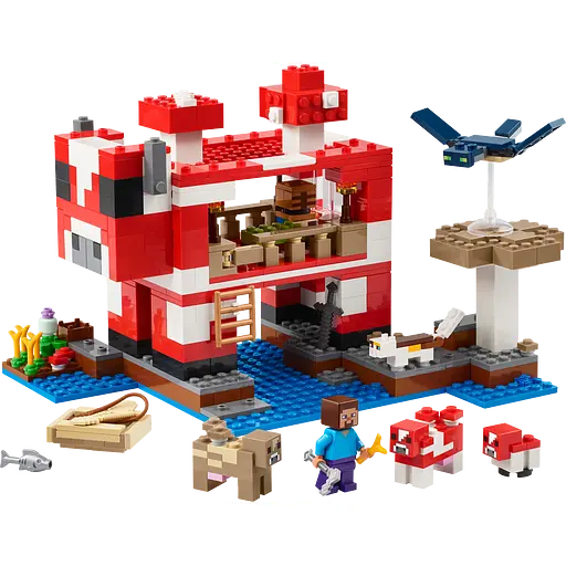 Уценка. Конструктор LEGO Minecraft Грибной дом, 500 деталей (21270) - фото 3