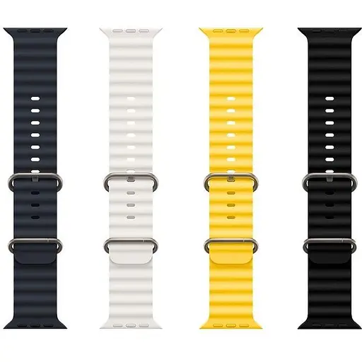 Ремінець Hoco iWatch WA12 Original series marine double buckle silicone strap (38/40/41 мм) orange - фото 4