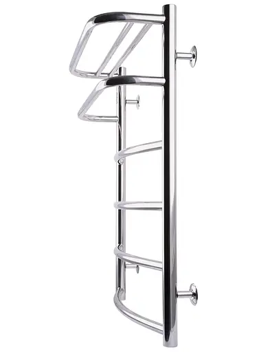 Водяна рушникосушка Unio Op W 700-500-6 Олівія з полицею, Хром - фото 3