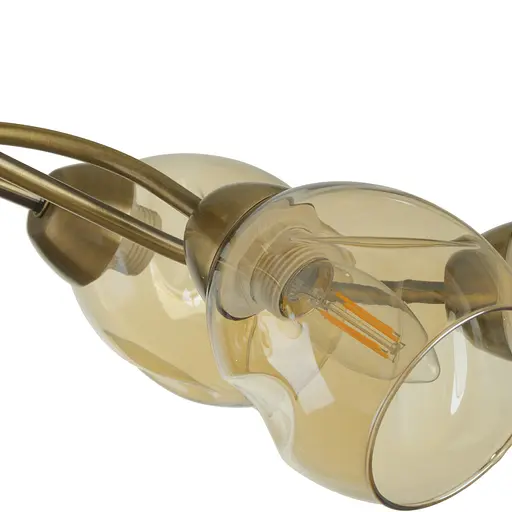 Люстра стельова Brille в спальню E27 60W AB (LK-684C/6) - фото 6