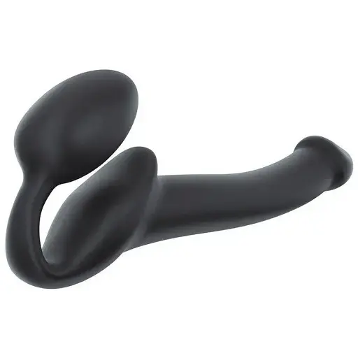 Безремневий страпон Strap-On-Me Black S повністю регульований діаметр 2.7 см - фото 2