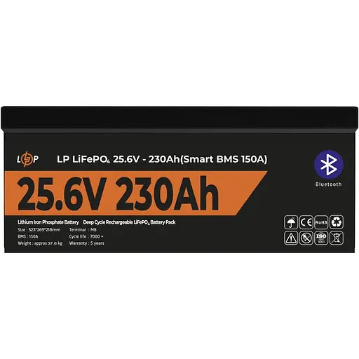 Акумулятор LogicPower LiFePO4 24V 25.6V/230Ah/5888Wh (30384) [125763] - фото 2