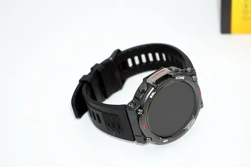 Розумний годинник Amazfit T-Rex 2 Ember Black захищений - фото 4