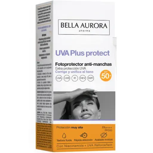 Флюїд Bella Aurora сонцезахисний UVA Plus від пігментних плям SPF50+ 50 мл
