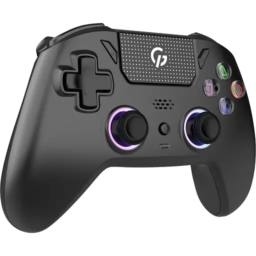 Геймпад GamePro GPS20B 2.4G/BT 5.1/USB бездротовий Switch/PC/PS/iOS/Android RGB Black (GPS20B) - фото 2