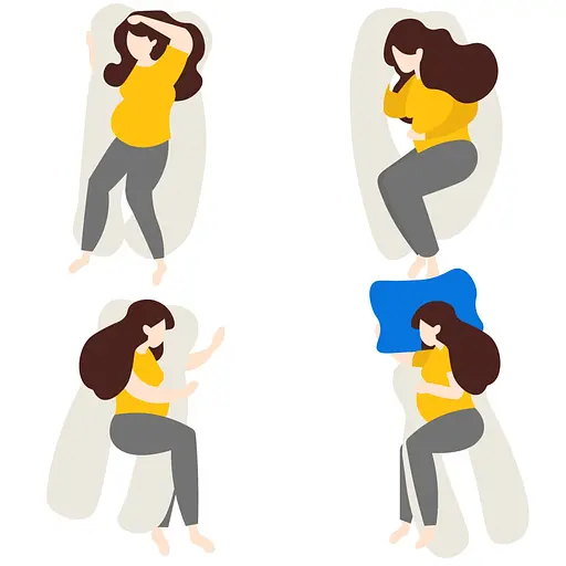 Набір подушок для сну та відпочинку стьобана Ideia 140х75х20 см (8000035786) - фото 2