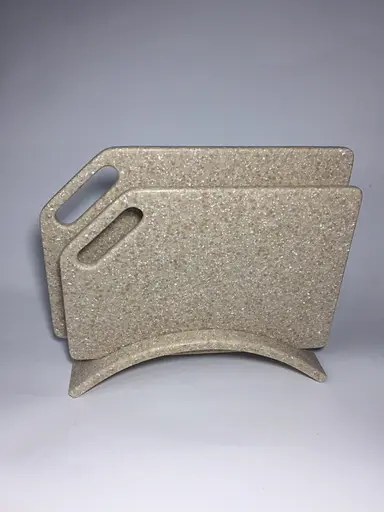 Набір обробних дошок на підставці зі штучного каменю - Яшма - фото 3